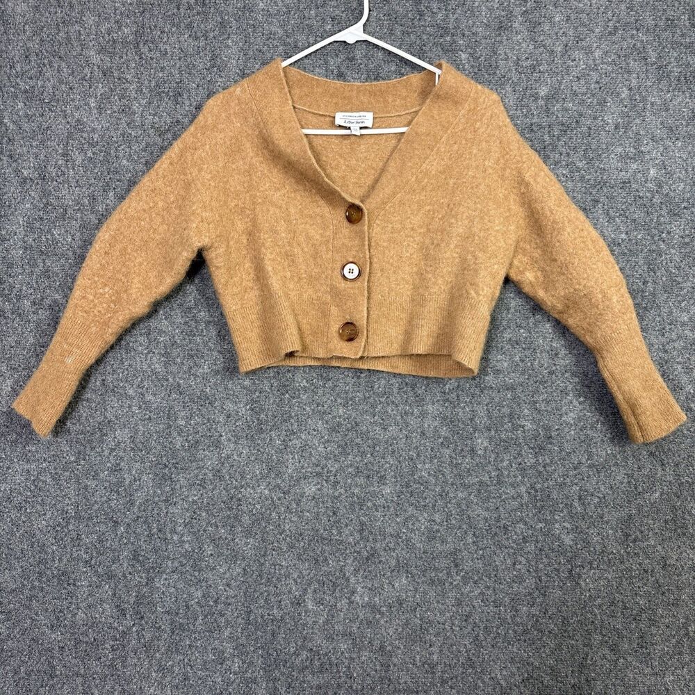 Stockholm Atelier & other Stories Sweater Womens Size XS Brown Crop Flawed